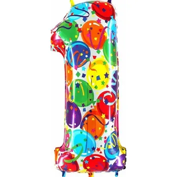 Balónek Foliová číslice - balonková 1 102cm