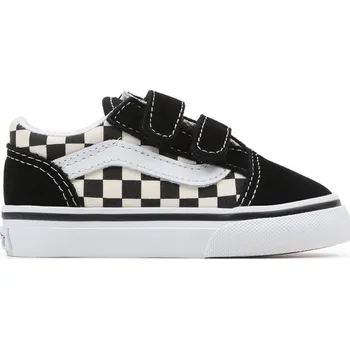 Chlapecké tenisky tenisky dětské VANS TD Old Skool V (PRIMARY CHECK) BLK/WHITE - 24