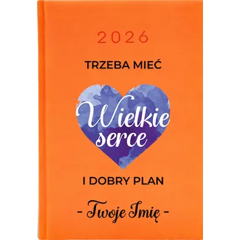 Kalendář Knižkový kalendář 2026 A5 oranžový