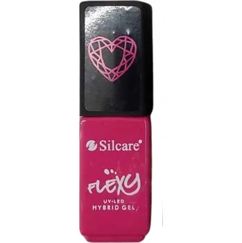 Lak na nehty Silcare Flexy, hybridní UV lak na nehty, barva V25, 4,5 g
