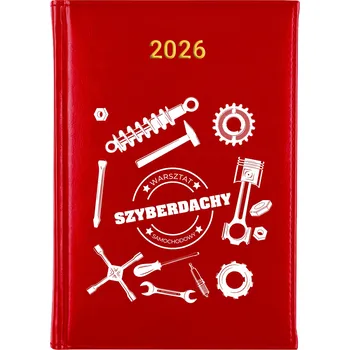 Kalendář Knižní kalendář 2026 A5 červený