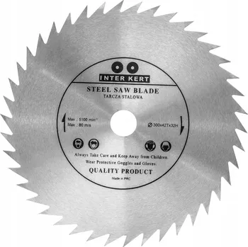 Pilový kotouč OCELOVÝ PILOVÝ KOTOUČ NA DŘEVO BEZ WIDIOVÝCH ZUBŮ 300x32x42
