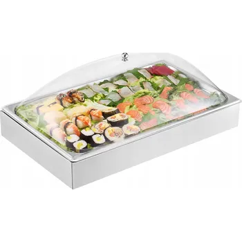 Obraz VEVOR Podgrzewacz Do Żywności 53x32,5x2CM Taca Na Żywność Z Pokrywką
