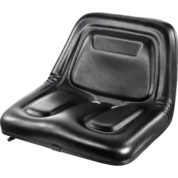 Křeslo SucceBuy Křeslo 510x505x360MM Černé Umělá Kůže PVC Jednomístné