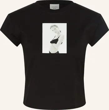 Dámské tričko Calvin Klein Jeans Dámské Tričko Classic Kate, černá, 40