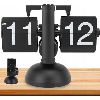 Hodiny PŘEKLÁPĚCÍ HODINY STOJÍCÍ RETRO S DESIGNEM PRO OBÝVACÍ POKOJ A KANCELÁŘ