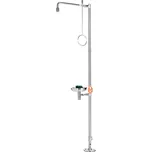 Kombinovaná bezpečnostní sprcha se záchytnou miskou, nerezová, montáž k podlaze, BR 837095, 75 litrů