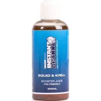 Návnadové aroma Booster Nash Instant Action Plume Juice Squid & Krill 100ml