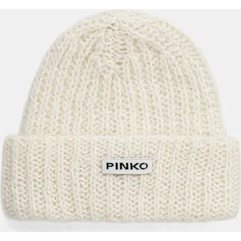 Módní doplněk Čepice s vlnou Pinko 105989.A2Z2 béžová 01M, vel. ONE SIZE