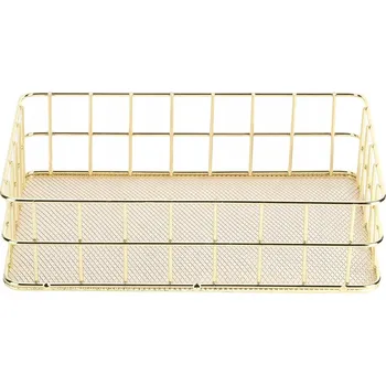 Obraz Univerzální kovový koš zlatý