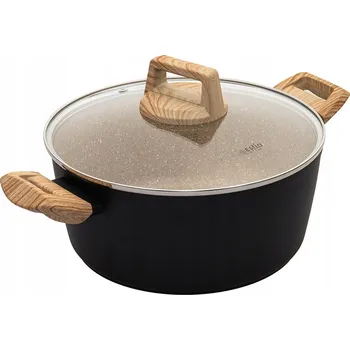 Hrnec Hrnec s hliníkovým víkem a mramorovým povrchem 24 cm 4,3 l