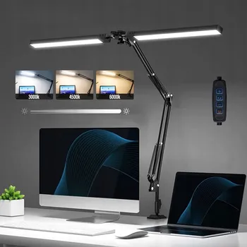 Lampička RÝSOVACÍ LAMPA STOLNÍ LED LAMPA DVOJITÁ SILNÁ + NABÍJEČKA 24W