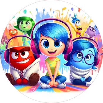 Jedlá dekorace na dort V HLAVĚ-07 Materiál: Fondánový list