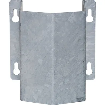 Stavební profil Nájezdová ochrana, zinkovaná, 300 x 292 x 230 mm, na trubky, svody, kabely, prostupy, atd., typ VZ-1