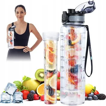Láhev SPORTOVNÍ TRITANOVÁ LÁHEV 1000 ML S NÁUSTKEM LAHEV NA PITÍ NA VODU BPA FREE