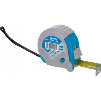 metr MEGA Svinovací metr 10 m x 32 mm, 3 stopky, gumová ochrana, balení skin pack