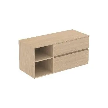 Koupelnový nábytek Ideal Standard Finesse - Umyvadlová skříňka, 120x51x56 cm, 2 zásuvky, bílý dub E3438US