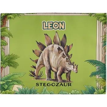prostírání Prostírání na stůl Dinosauři Stegosaurus se jménem dítěte