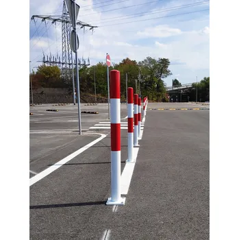 parkovací zábrana Vymezovací sloupky z oceli, žárově zinkované, průměr 1000, ∅ 76 mm, k přišroubování