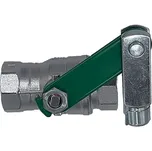 Kulový kohout pro tělové sprchy nad dveřmi, s pákou, z mosazi