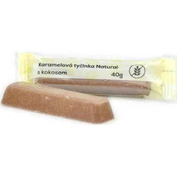 Karamelová tyčinka s kokosem bez lepku - Natural Jihlava (40g)