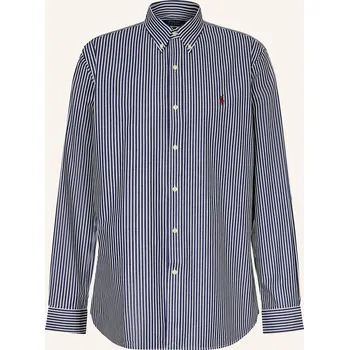 Pánská košile Polo Ralph Lauren Pánská Košile Custom Fit, modrá / bílá, 46