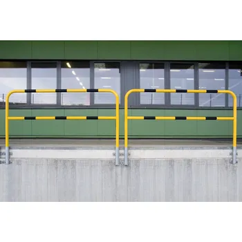 Zábradlí Ochranné zábradlí Ø 48 mm, z oceli, Š 2000 mm, zinkované a lakované, k montáži na stěnu, odnímatelné