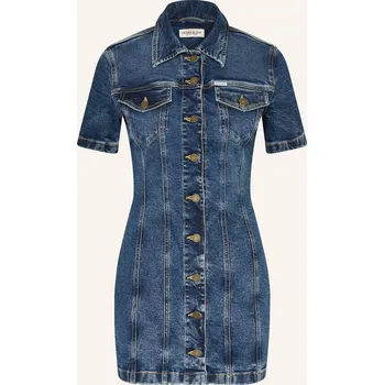 Dámské oblečení Guess Jeans Dámské Džínové Šaty, tmavě modrá, 38