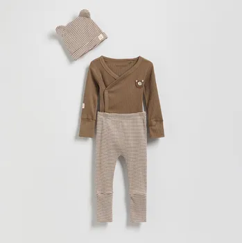 Chlapecká mikina Reserved - Bavlněná sada - kávová - 378FP-84X - 378FP-84X-80