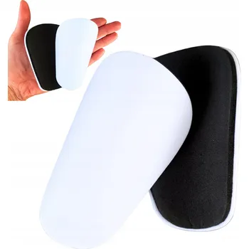 Fotbalový chránič Chrániče holení Quantiro FOTBALOVÉ CHRÁNIČE MINI vel. XS bílé