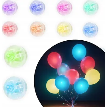 Balónek LED diody do balónků, mix barev, 12 KS, dekorace na párty