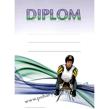 Sáňky diplom A4 č.11