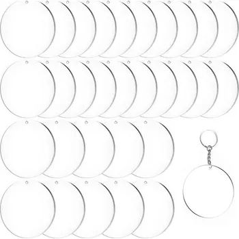 Přívěsek LyfLux 30 kusů akrylových klíčenek, 7,6cm