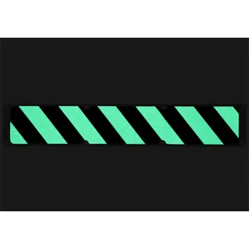 parkovací zábrana Protiskluzová podložka, aluminium m2, černo-zelená, 1000 x 114 mm