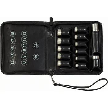 Klíč Sada nástrčných hlavic 3/8" KS Tools, titanové, 13 ks, 8 - 19 mm, extra lehké, antimagnetické