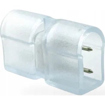 Příslušenství pro LED osvětlení Přímá spojka pro LED neon jednostranný 2 PIN 230V Flex 16x8, konektor 3 cm