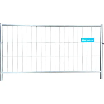 parkovací zábrana Mobilní staveništní plot, žárově zinkovaný, š 2200 mm, v 1200 mm, vyrovnávací prvek