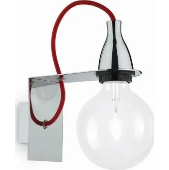 Nástěnné svítidlo Nástěnné svítidlo Ideal Lux stříbrné E27 60 W