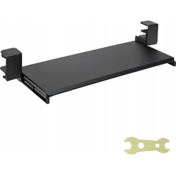 Psací stůl Obdélníkový psací stůl SucceBuy 28 x 68 x 14 cm černý