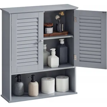 Koupelnový nábytek Koupelnová skříňka šedá 20 x 60 x 70 cm