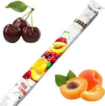 Nara Natur Ovocné trubičky Lavaš 140 g Příchuť: Višeň + Meruňka neslazený