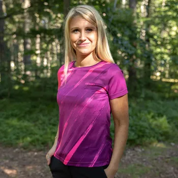 Dámské tričko Dámské tričko Eleven Annika Trace Purple Velikost: M