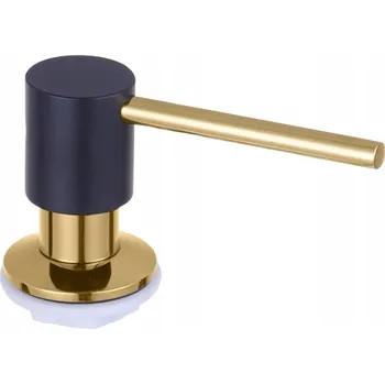 Dávkovač mýdla MODERNO DÁVKOVAČ ČERNÉHO ZLATÉHO DŘEZU NA TEKUTÉ MÝDLO