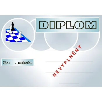 Šachy diplom A4 č.13