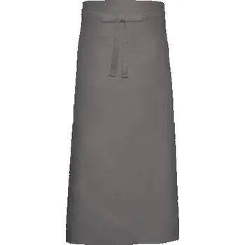 Pracovní zástěra Link Kitchen Wear Bistro zástěra s přední kapsou X968T Dark Grey -ca. Pantone 431 100 x 100 cm