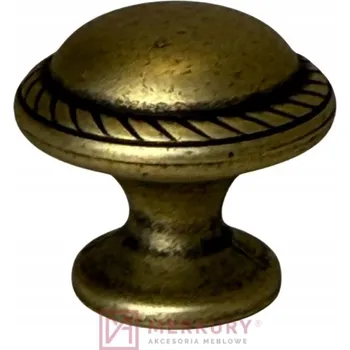 Obraz Nábytková úchytka Gamet GG36 2,2x2,5 cm staré zlato retro