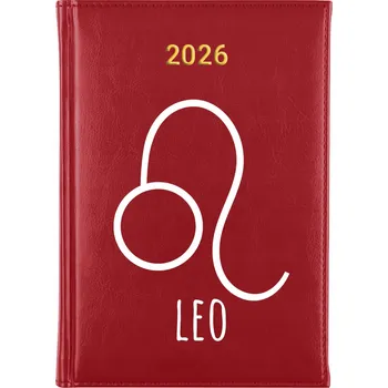 Kalendář Knižní kalendář 2026 A5 červený