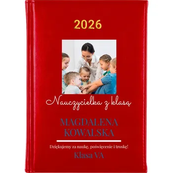 Kalendář Knižní kalendář 2026 A5 červený