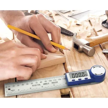 Úhloměr Deminas | Profesionální digitální úhloměr s pravítkem