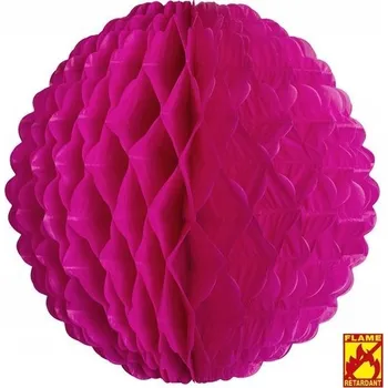 Party dekorace DEKORACE PAPÍROVÁ KOULE TMAVĚ RŮŽOVÁ